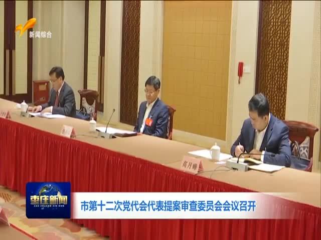 市第十二次党代会代表提案审查委员会会议召开